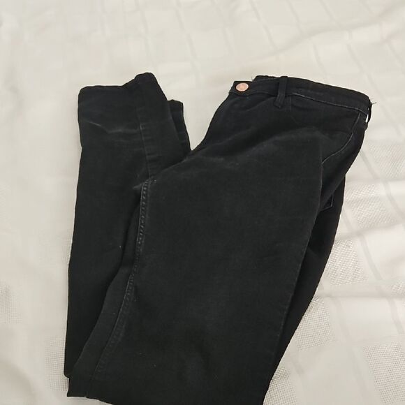 Black Skinny Fit Coupe Moulante & Denim - Picture 13 of 16